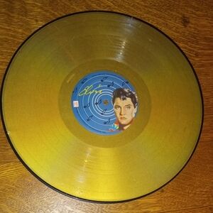 Gold Vinyl Record Wall Art